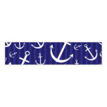 Anchor pattern napkin bands