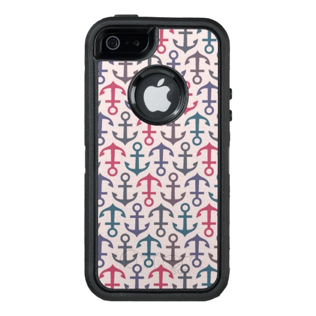 Anchor pattern otterbox iPhone case (Back)