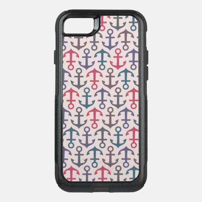 Anchor pattern otterbox iPhone case (Back)