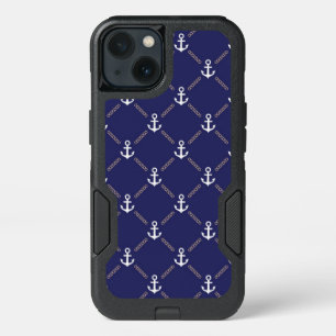 Anchor pattern iPhone 13 case