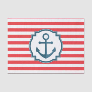 Anchor Pattern Tissue Paper