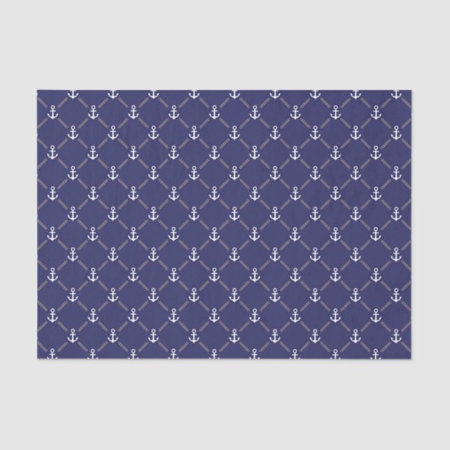 Anchor pattern tissue paper (Front)