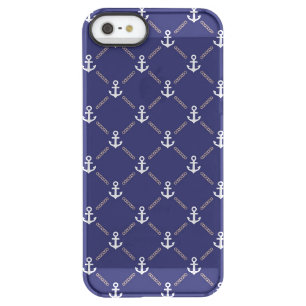 Anchor pattern permafrost iPhone SE/5/5s case