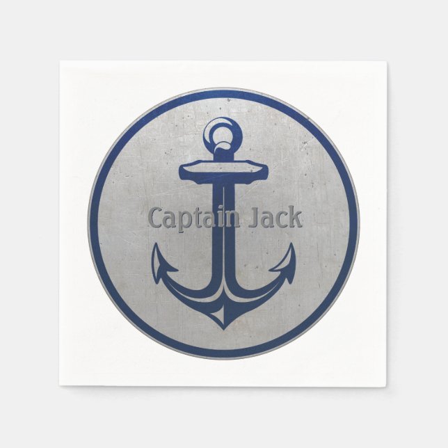 Anchor Personalizable Napkin (Front)