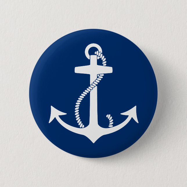 Anchor Pinback Button (Front)