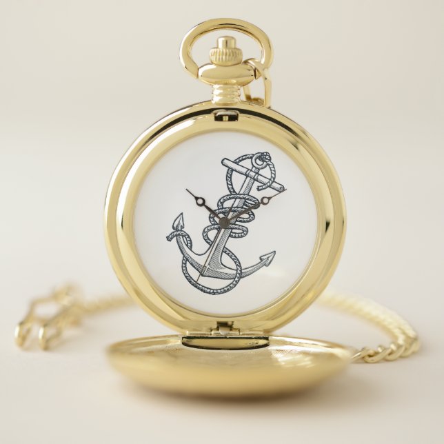 Anchor Pocket Watch (Inside)