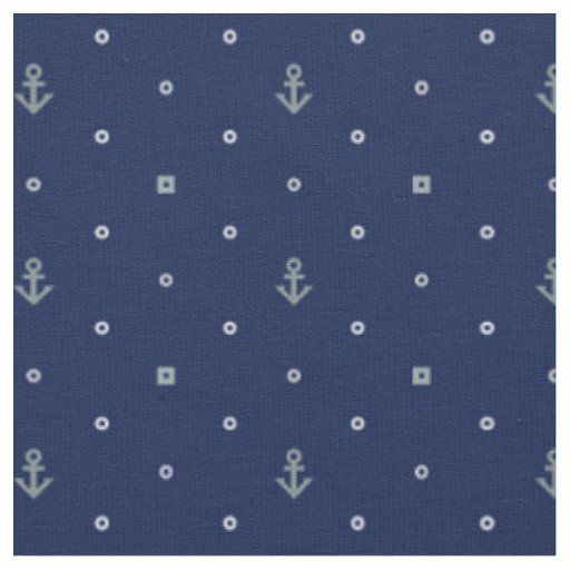 Anchor Polka Dots Pattern | Add Your Initial 2 Fabric