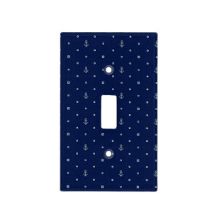 Anchor Polka Dots Pattern Light Switch Cover
