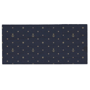 Anchor Polka Dots Pattern Wood USB Flash Drive