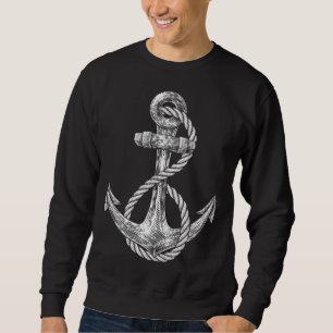 Anchor Rope Nautical Sailing Sail Sea Sweatshirt