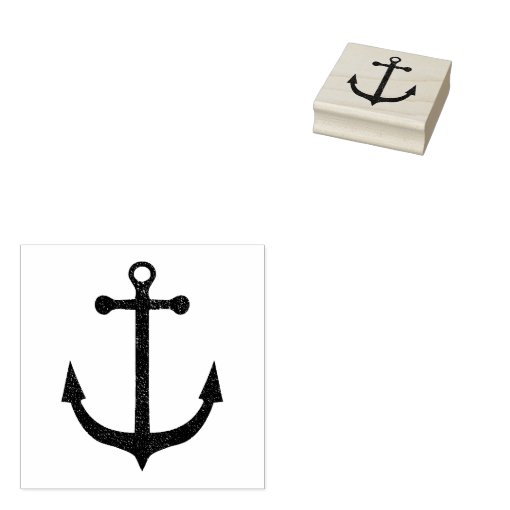 Anchor Rubber Stamp | Zazzle