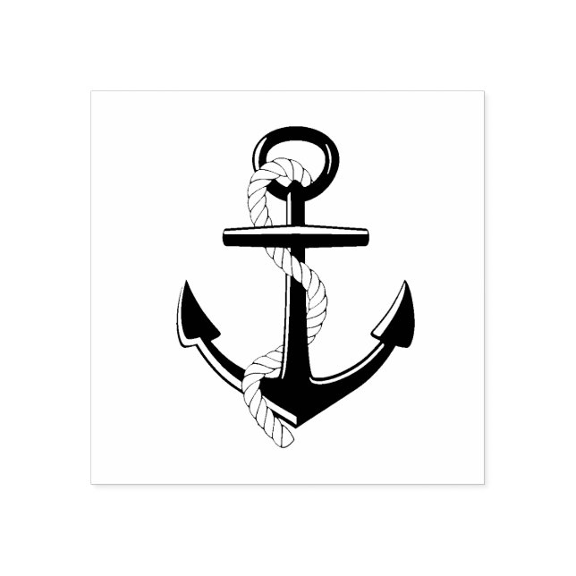 Anchor Rubber Stamp (Imprint)