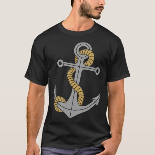 Anchor Sailboat Nautical Sailor Anchor Sailing  T_Shirt
