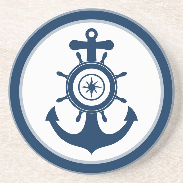 Anchor Sailor coaster (Front)
