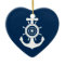 Anchor Sailor Heart ornament