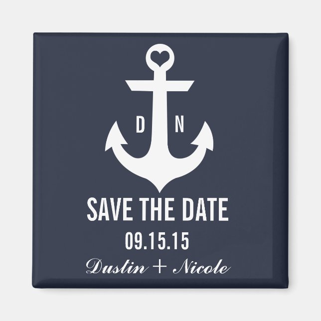 Anchor Save The Date Magnets (Front)