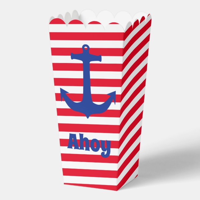 ANCHOR Silhouette - blue 1 Favor Boxes (Front)