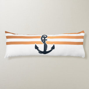 Anchor & Stripes Body Pillow