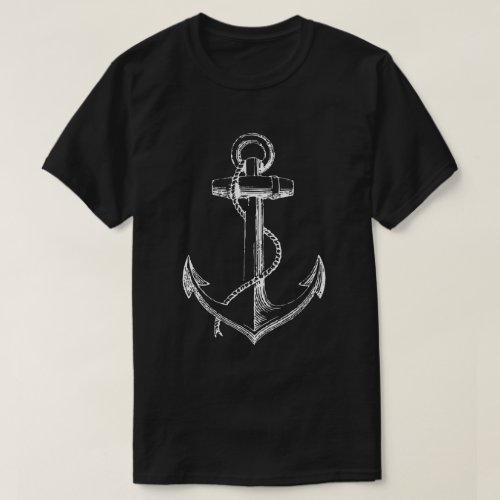 Anchor Tattoo Style Image T_Shirt