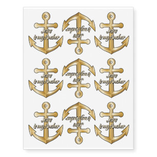 Anchor Temporary Tattoos