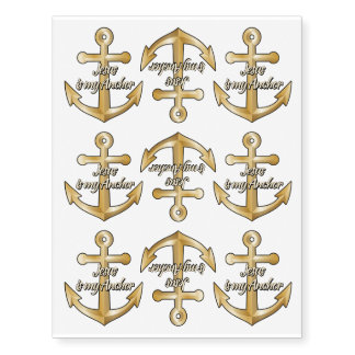 Anchor Temporary Tattoos