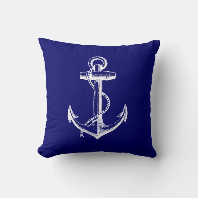 Anchor Throw Pillow (Front)