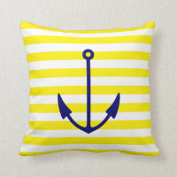 Anchor Throw Pillow