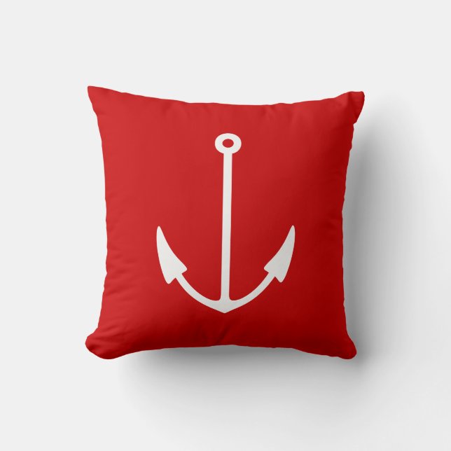 Anchor Throw Pillow (Front)