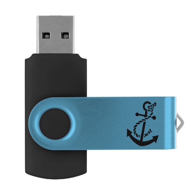 Anchor USB Stick Flash Drive (Opened)