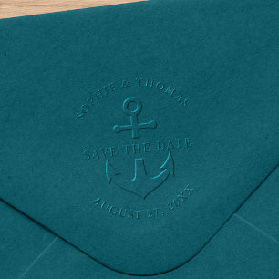 Anchor Wedding Save the Date Embosser