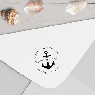 Anchor Wedding Save the Date Self-inking Stamp