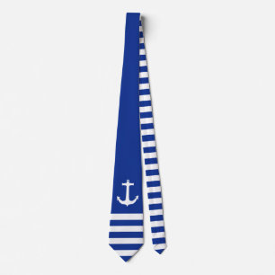 Anchor white & stripes + your background & ideas tie