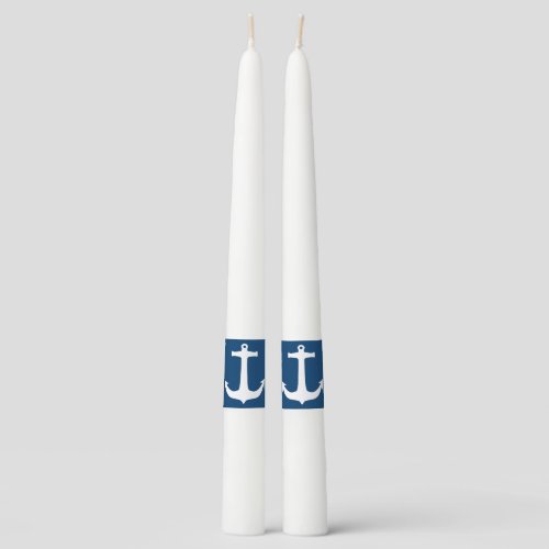 Anchor white  your background  ideas taper candle