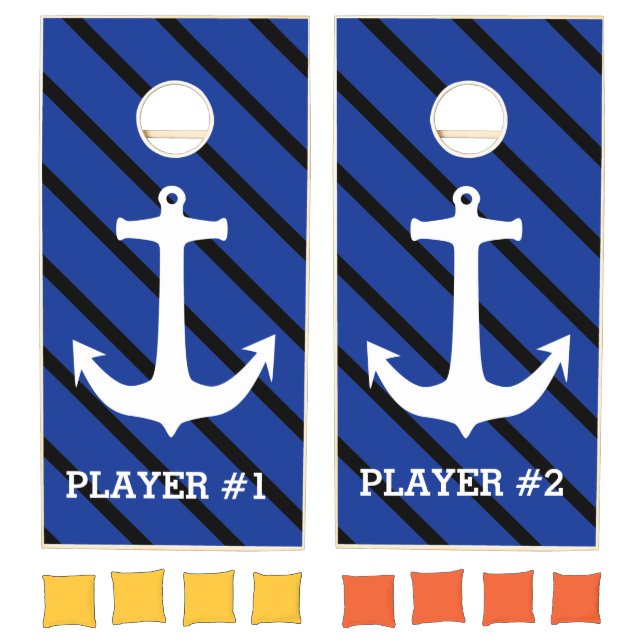 Anchor white + your ideas cornhole set (Set)