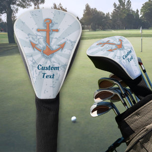 Anchor with Chain Golf Head Cover