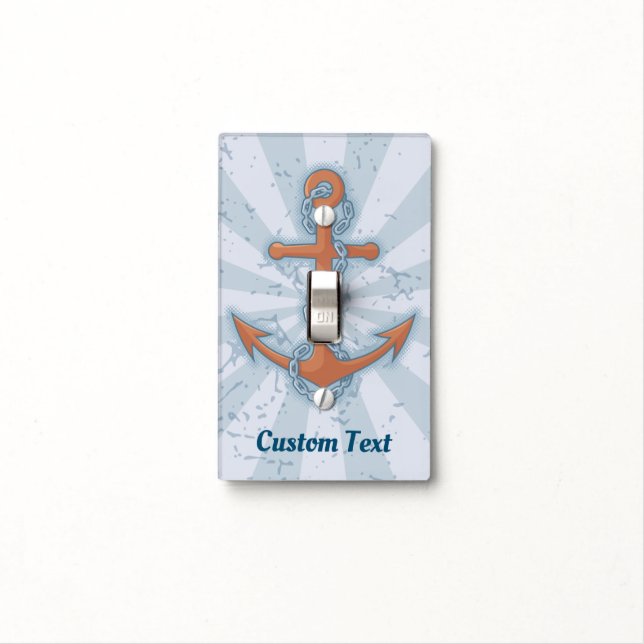 Anchor with Chain Light Switch Cover (In Situ)