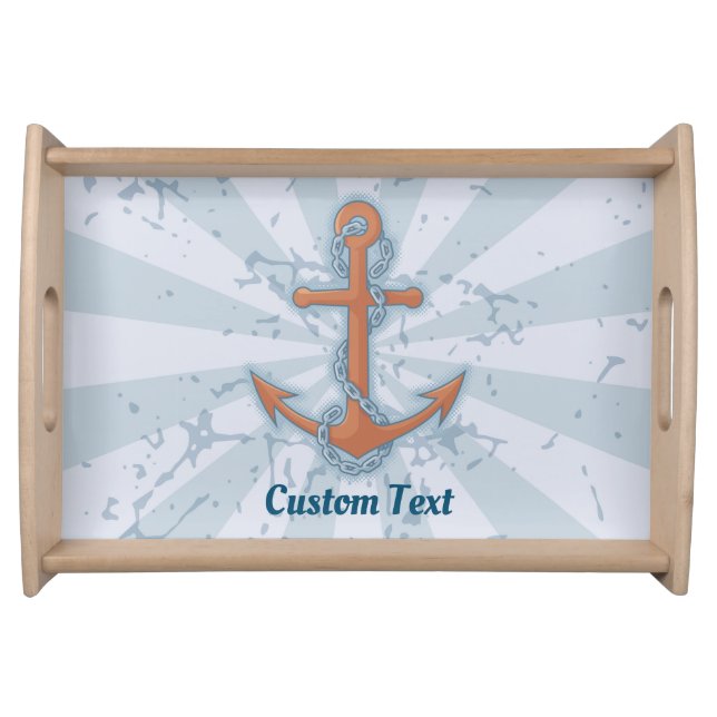 Anchor with Chain Serving Tray (Front)