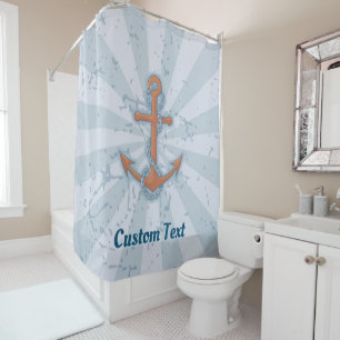 Anchor with Chain Shower Curtain