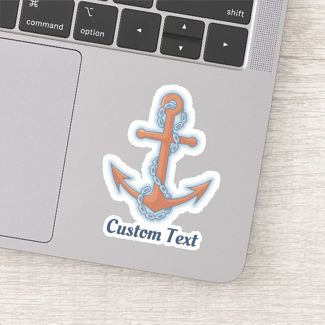 Anchor with Chain Sticker (Detail)
