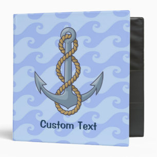 Anchor with Rope 3 Ring Binder