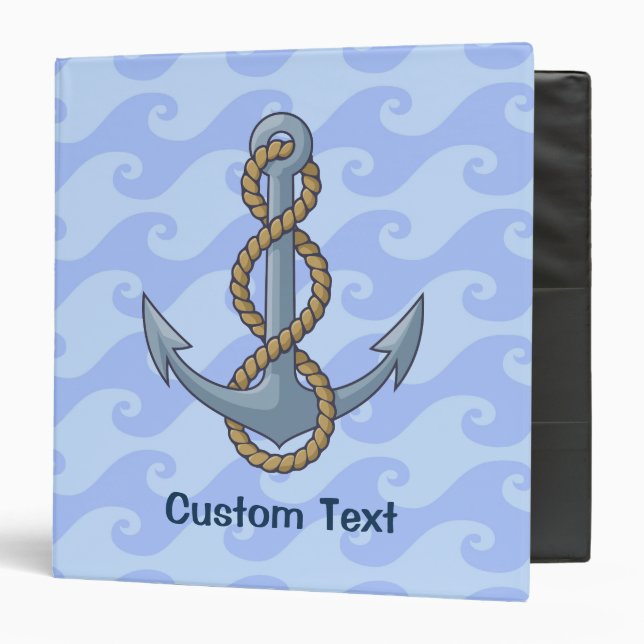 Anchor with Rope 3 Ring Binder (Front/Inside)