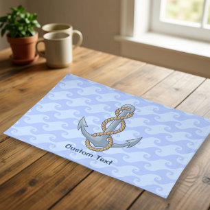 Anchor with Rope Cloth Placemat