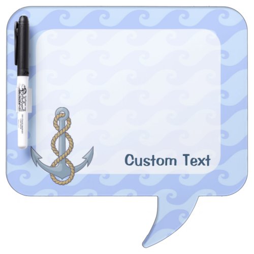 Anchor with Rope Dry Erase Board