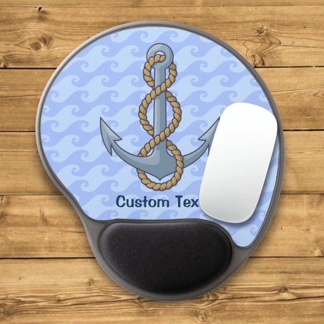 Anchor with Rope Gel Mouse Pad (Creator Uploaded)