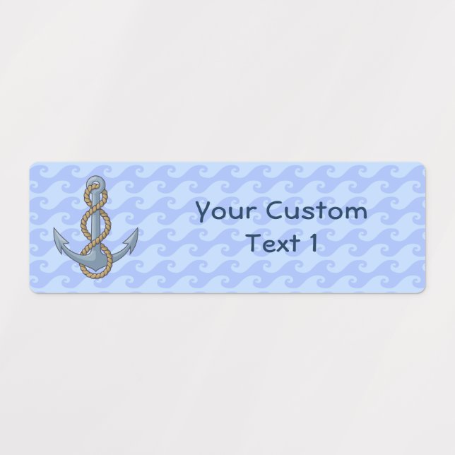 Anchor with Rope Labels (Design 1)