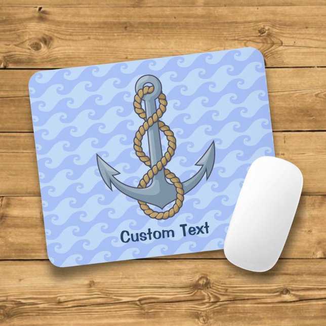Anchor with Rope Mouse Pad (Creator Uploaded)