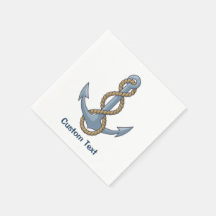 Anchor with Rope Napkins