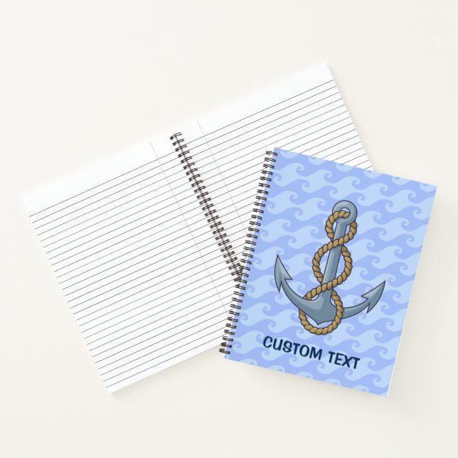 Anchor with Rope Notebook (Inside)