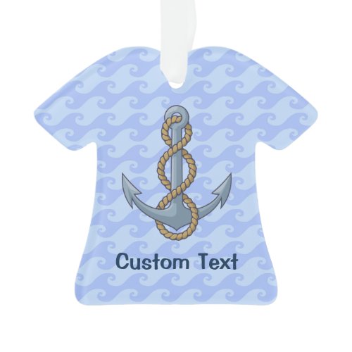 Anchor with Rope Ornament