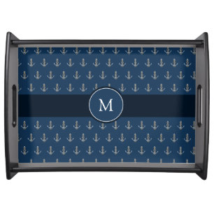 Anchor with Rope Serving Tray